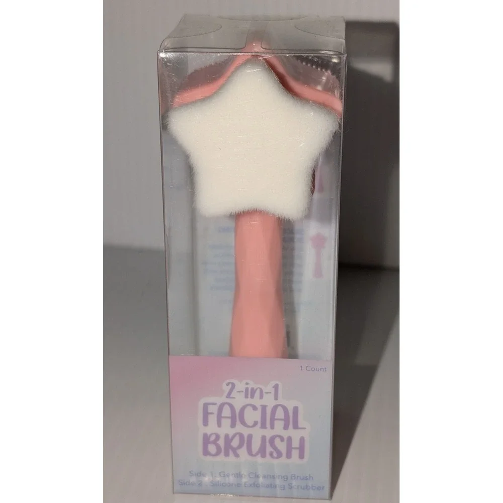 2-in-1 Facial Brush ~ pink